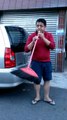 Taiwanese Man Makes Music With a Broom