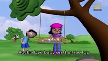 Nursery Rhymes Lullabies - Rock a Bye Baby - With Lyrics