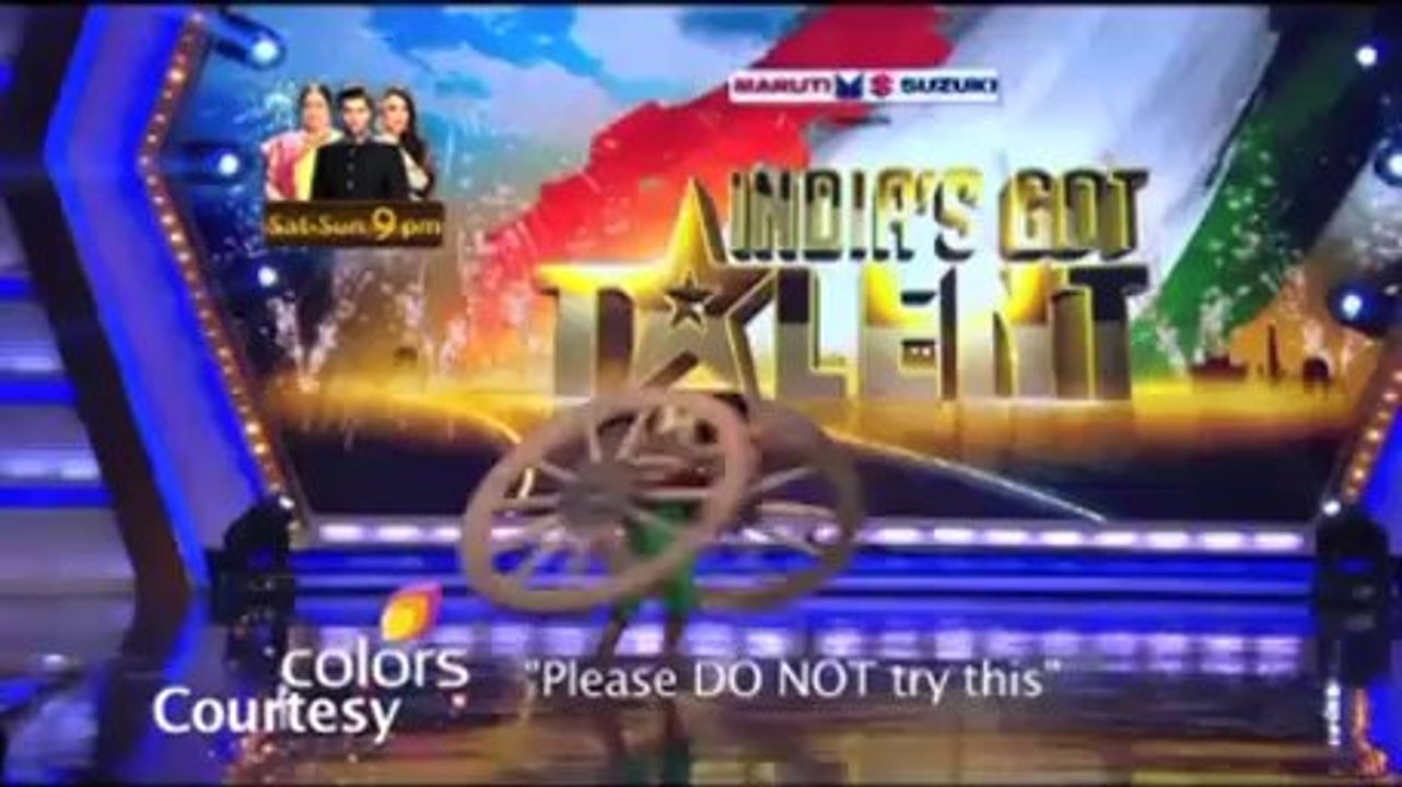 Amazing stunts in India's Got Talent