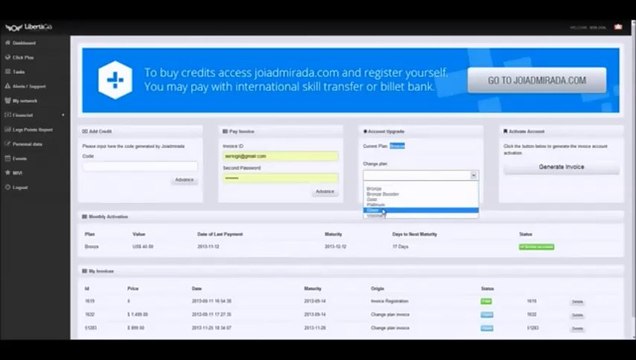 Como hacer un Upgrade con las ganancias en LibertàGià