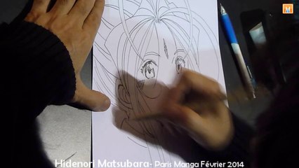 Dédicace Hidenori Matsubara - Paris Manga Février 2014