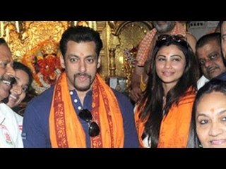 Salman Khan & Daisy Shah @ Siddhivinayak Temple !