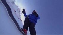 Graham Bell skis Sochi downhill course that 'can kill you' with handheld camera - Winter Olympics 2014