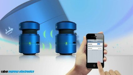 Enceintes Vibrantes Stéréo Bluetooth + NFC True Wireless Cyber Express Electronics 2014