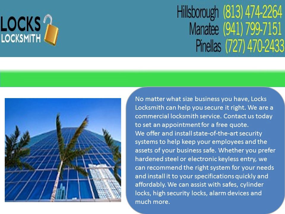 Doors lock and Keys : Locksmith Tampa FL