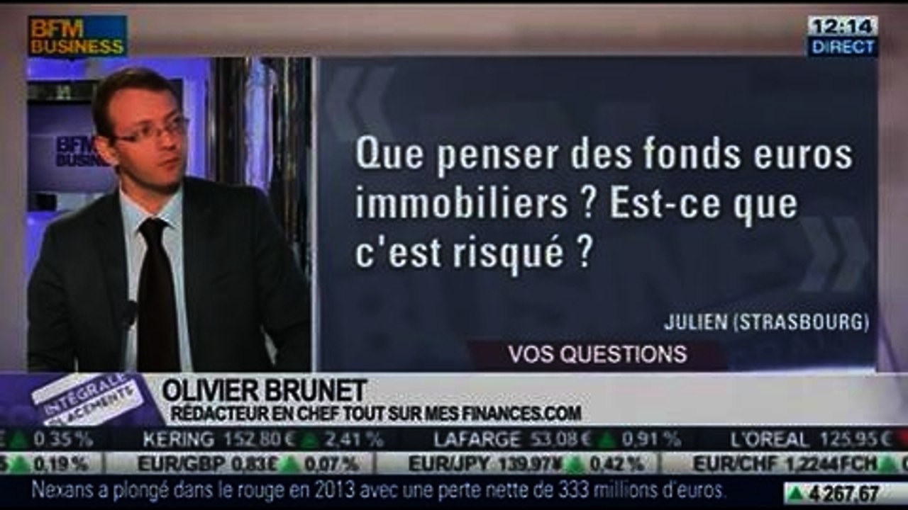 Les réponses d'Olivier Brunet aux auditeurs, dans Intégrale Placements – 11/02 1/2