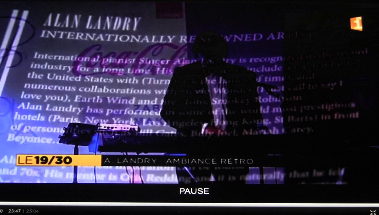 Report on Alan Landry's Caribbean tour during the 2014 Guadeloupe's film festival