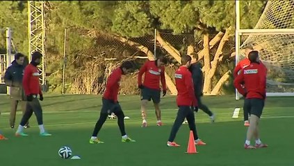 Atlético de Madrid prepare for cup derby against Real