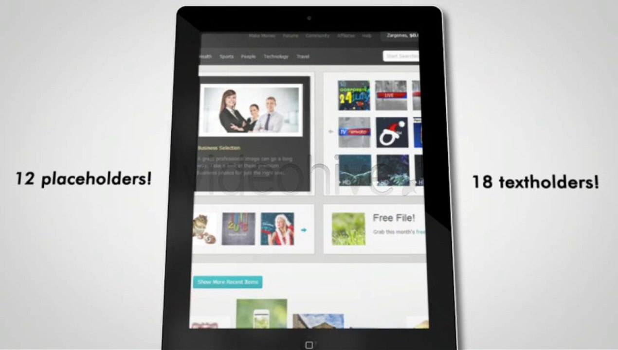 Commercial Tablet Advertisement
