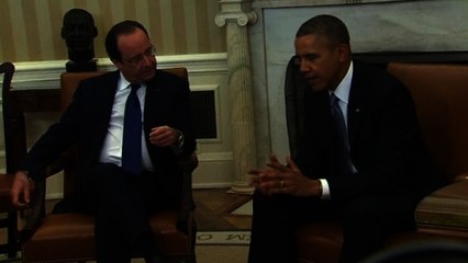 Obama, Hollande begin talks at White House