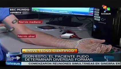 Crean científicos una mano biónica que puede "sentir"