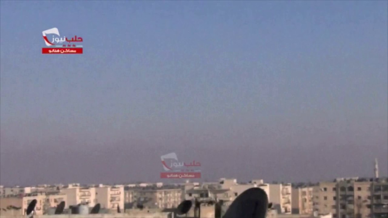 Un baril d'explosif tombe sur Alep