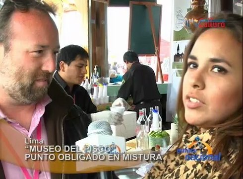 La pasión por nuestra bebida de bandera el pisco se vive también en la feria Gastronómica Mistura