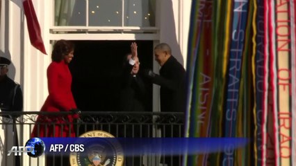 François Hollande accueilli par Barack Obama à la Maison Blanche