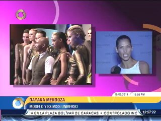 Dayana Mendoza: "Me encantaría poder disfrutar de un país de libertad y paz"