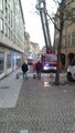 Intervention des pompiers à Metz - Rue du Change 11/02/2014