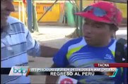 Pescadores retenidos en Arica ya se encuentran en Tacna junto a sus familias