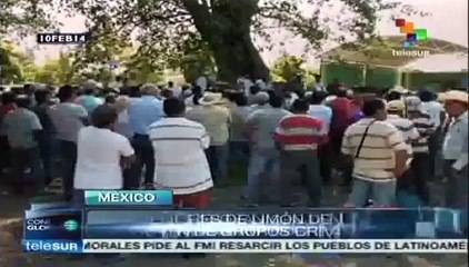 Productores agrícolas michoacanos reciben con júbilo a Autodefensas