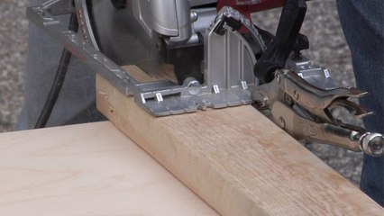 How to use locking pliers as a quick rip guide