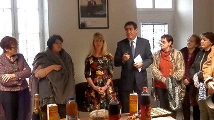 08/02/14-COMBRESSOL (19): inauguration de la mairie, de la bibliothéque et du Point Poste