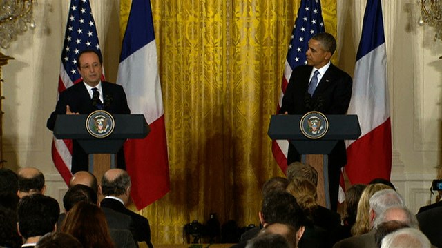 Conférence de presse conjointe de François Hollande et Barack Obama #PRUSA