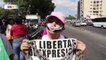 Caraqueños se solidarizan con los trabajadores de la prensa
