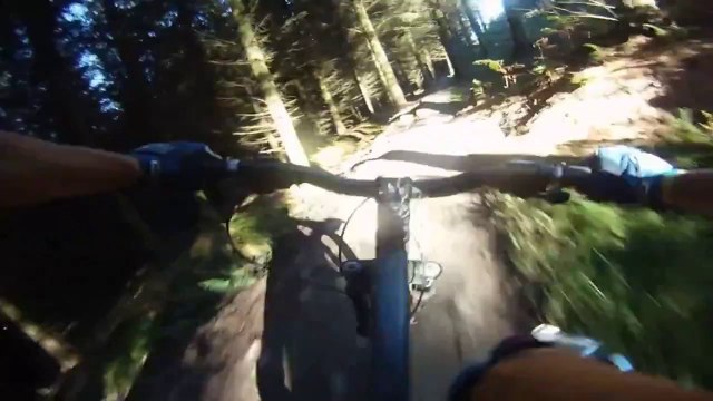 MTB CRASH Downhill At llandegla GoPro