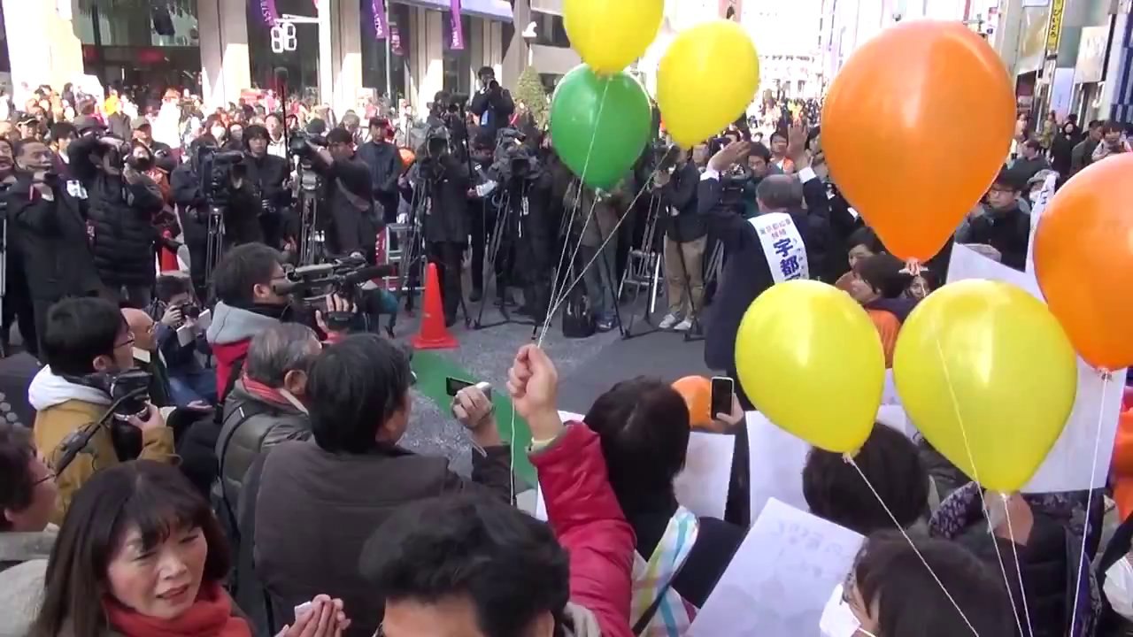 20140202宇都宮けんじさんとベビーカー大行進　銀座