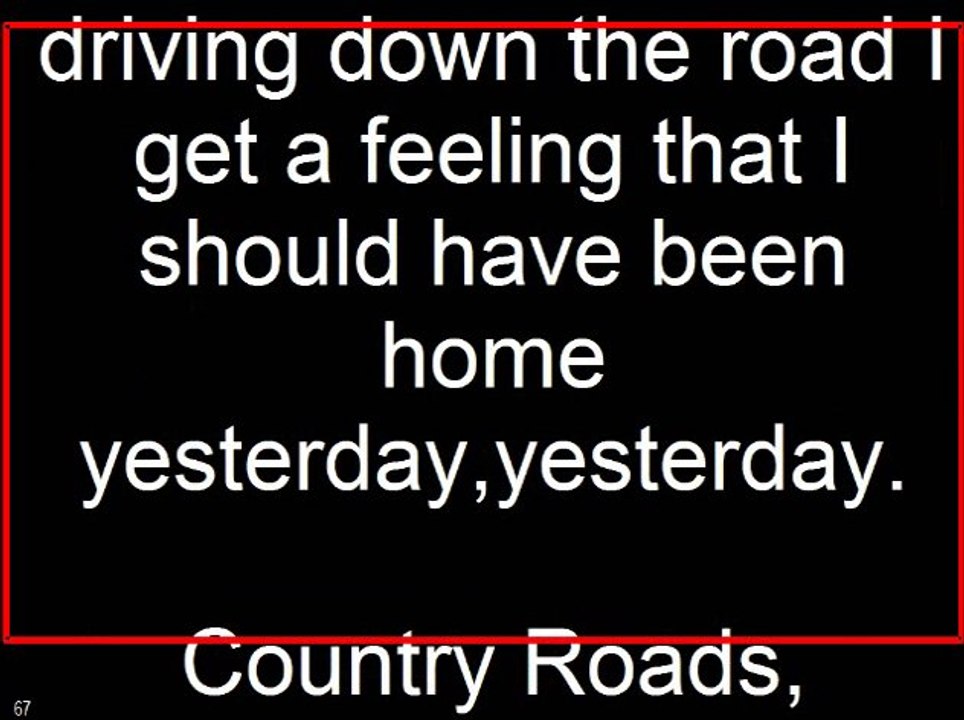 country roads