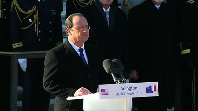 Discours avant le dépôt d'une gerbe et la décoration du soldat inconnu au Cimetière national d’Arlington #PRUSA