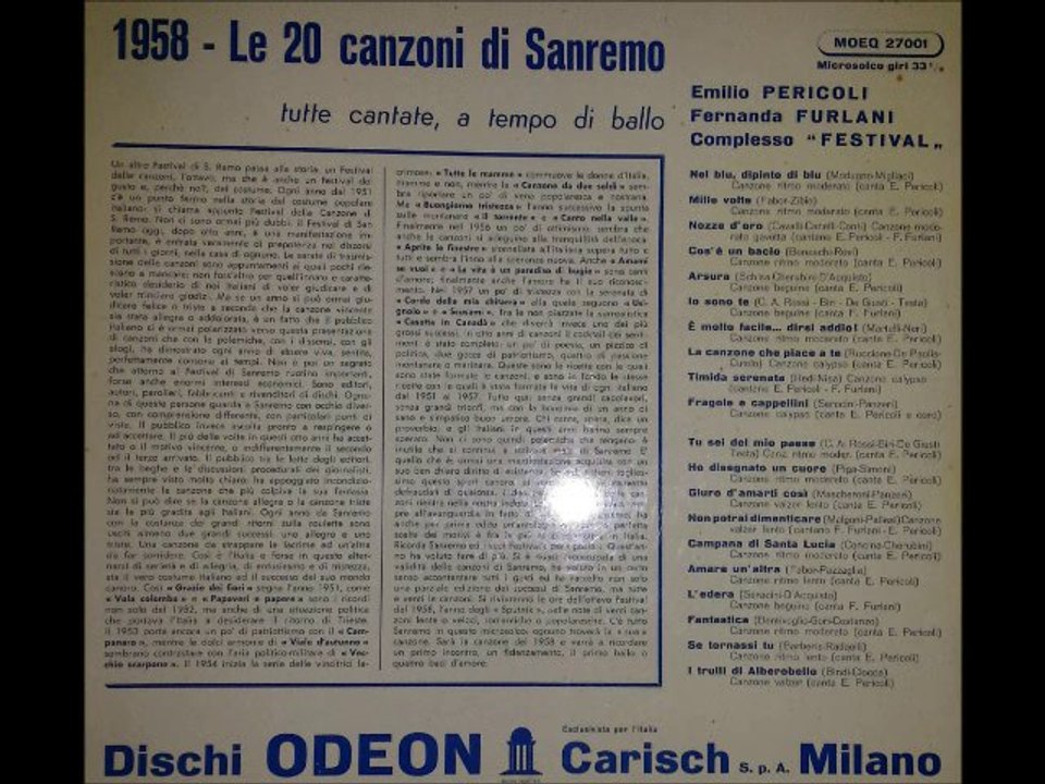 Timida serenata Emilio Pericoli and Fernanda Furlani [Odeon]
