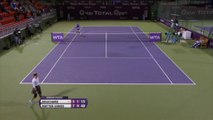 WTA Doha: Mattek Sands bt Bouchard (7-5 6-1)
