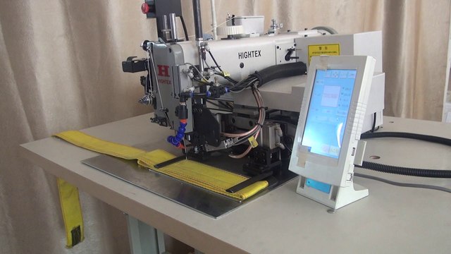 Automate de couture avec coupe-fils à chaud pour les très gros fils