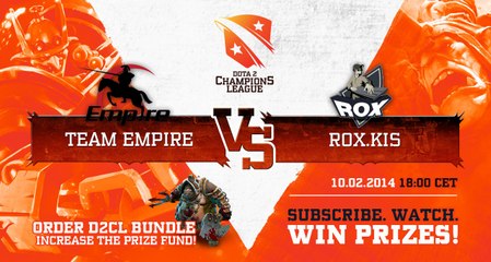 Team Empire vs RoXKIS Game 1 Part 2 - DOTA 2 Champions League English Cast