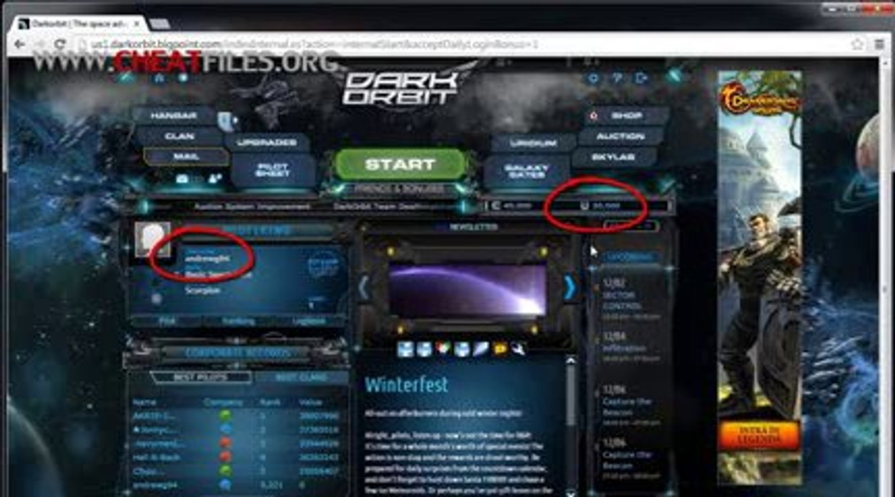 New] Darkorbit Uridium Generator » Générateur de clé Télécharger gratuitement
