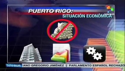 Crítica situación económica enfrenta Puerto Rico