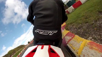 Motorcycle Slide Out CRASH - SXV 550 SUPERMOTO GOPRO Rowrah