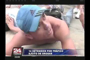 VIDEO: sorprendente captura de traficantes de droga en Barrios Altos