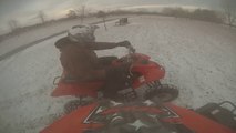 Yamaha Kodiak 400 And Honda 400 E X Riding