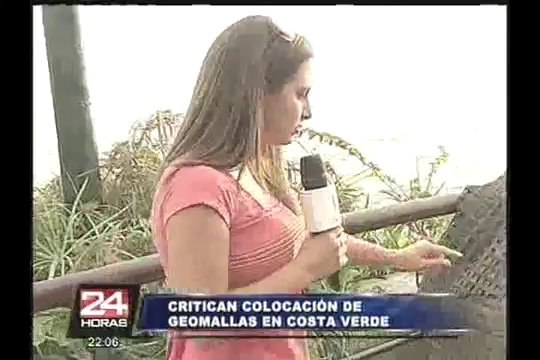 Continúan trabajos de colocación de la geomalla en la Costa Verde
