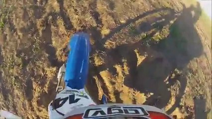 Yamaha YZ 450 Whoops Crash & Fail