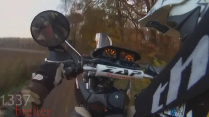 Yamaha DT 125 Wheelie Fail