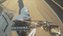 Dirt Bike Wheelie CRASH - Gopro hm tpr 86
