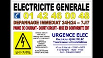 SOS ELECTRICITE PARIS - 0142460048 - ASSISTANCE DEPANNAGE 24/24 7/7