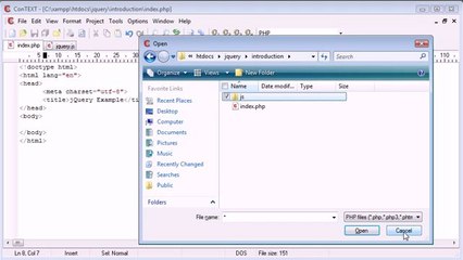 003 - Implementing jQuery