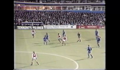 Oldham Athletic v Arsenal League Cup 1989 1st Half