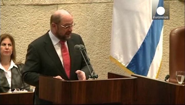 Israeli nationalist leader attacks Schulz and leads walkout of Israeli parliament