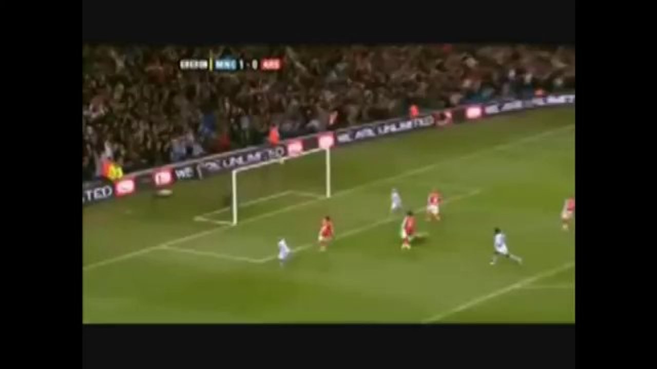 Robinho lob goal against Arsenal