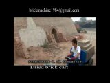 Dried brick cart in semi automatic brick factory