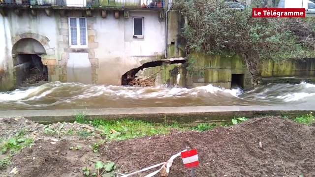 Quimperlé. La Laïta est encore sortie de son lit